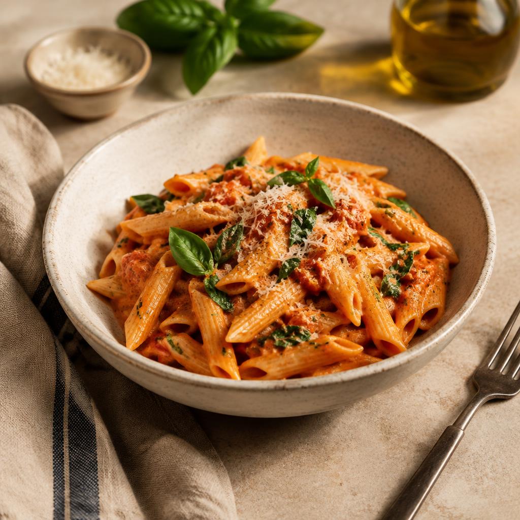 Creamy Tomato Basil Pasta