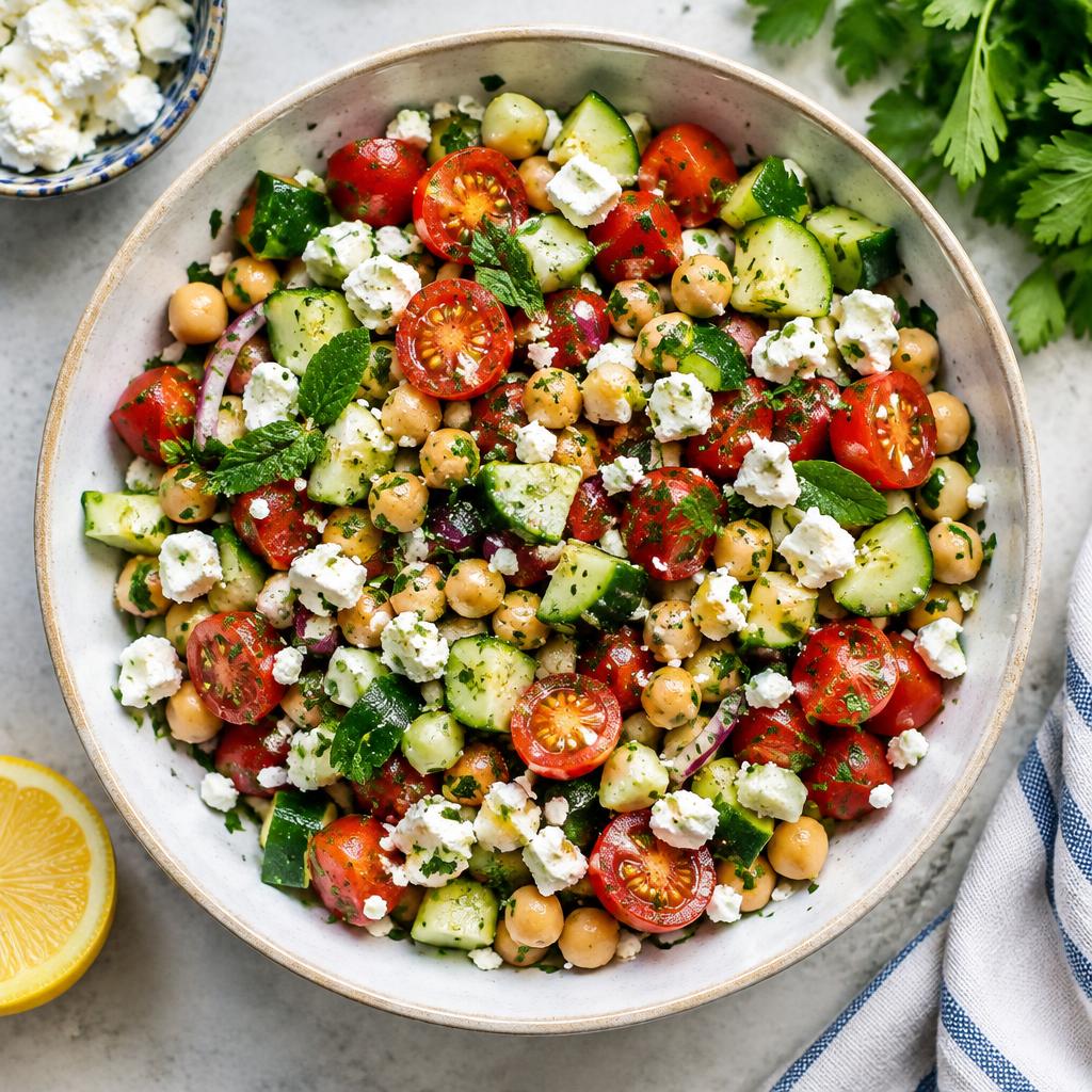 Mediterranean Chickpea Salad